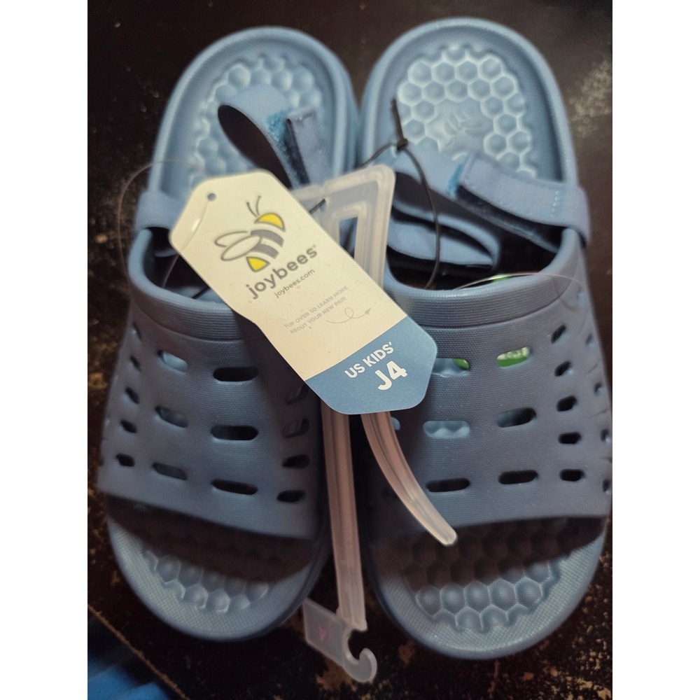 Joybees Modern Sandal Kids J4 Blue Water Friendly‎ Slip On Clog Sandals NWT